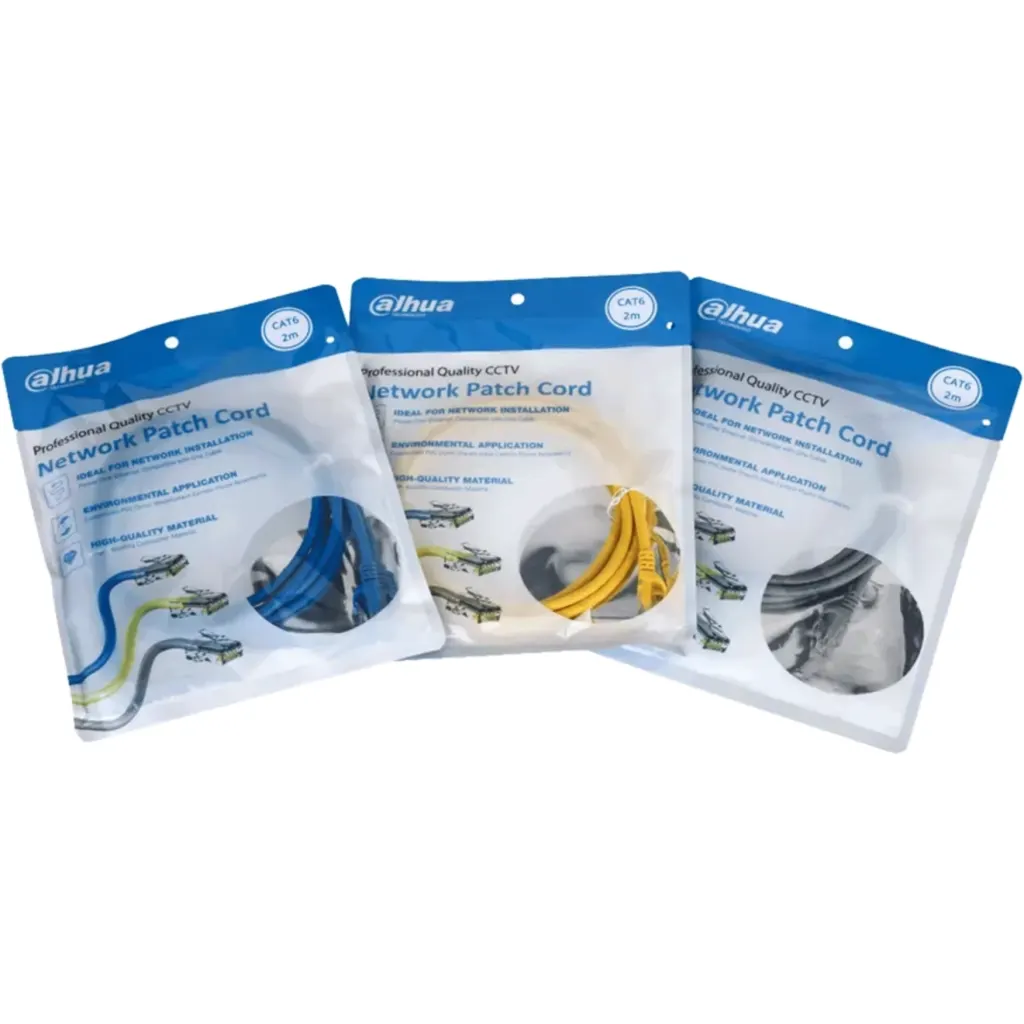 DH-PFM972-6U-3-GR. Patch cord 3 metro Dahua categoria 6 de 24AWG COLOR GRIS