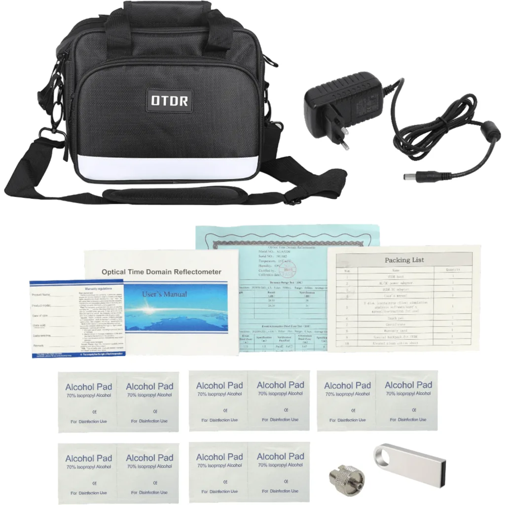 Imagen 7 de 1310/1550nm 70-80km 28-26dB ST/SC/FC USB Recargable Reflectometro
