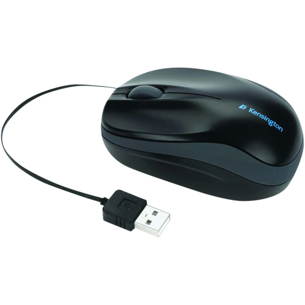 Imagen 3 de Mouse Alámbrico Kensington Pro Fit Cable Retractil Óptico 2 botones USB Negro (Reacondicionado)