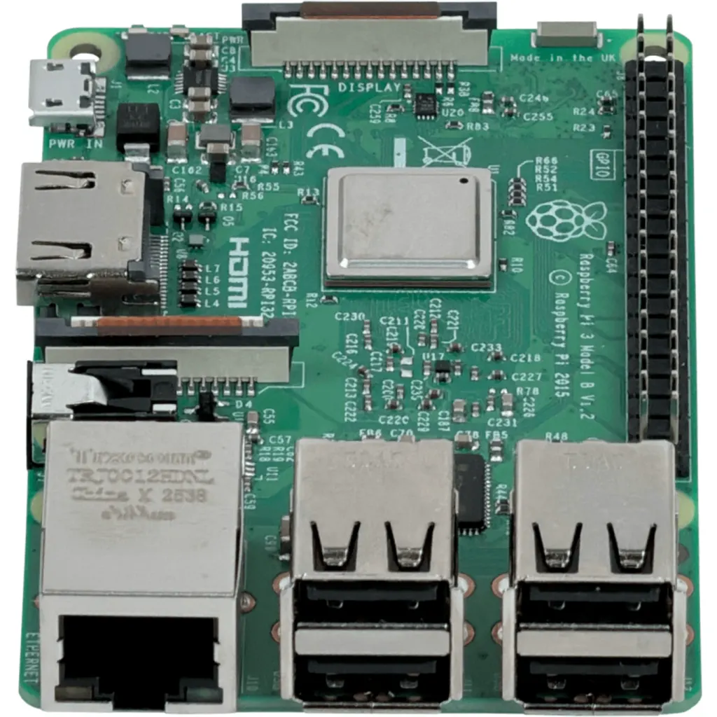 Imagen 4 de RASPBERRY QuadCore1,4G 1GB req5V-2A WiFi-2,4 1-1000 HDMI 1-3,5mm 4-USB