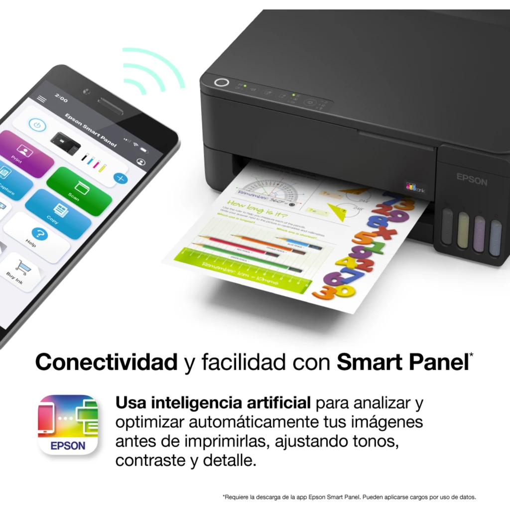 Imagen 4 de Multifunción Epson EcoTank L1350, WiFi USB 2.0