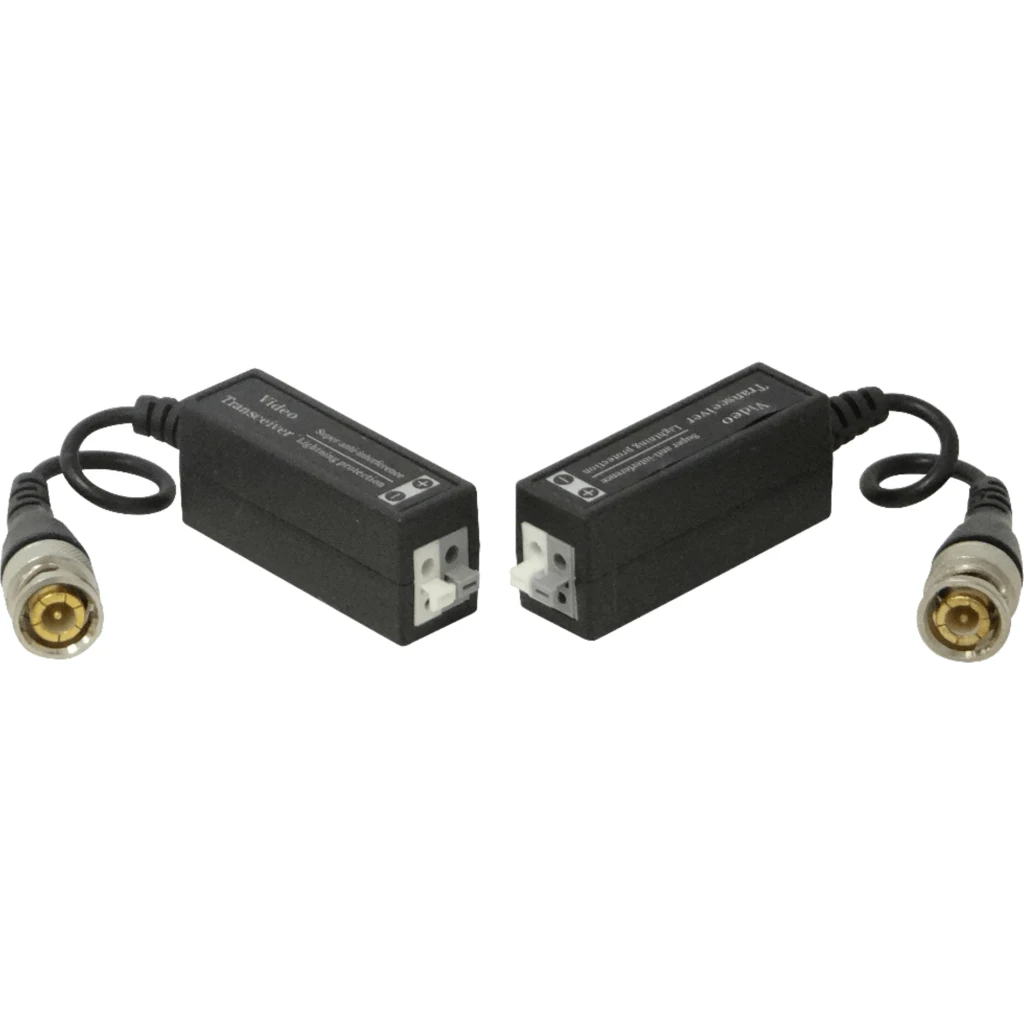 Imagen 1 de Video Balun Punchable ParaRayo Pasivo 1-Par 2-Unids CCTV UTP BNC-Macho