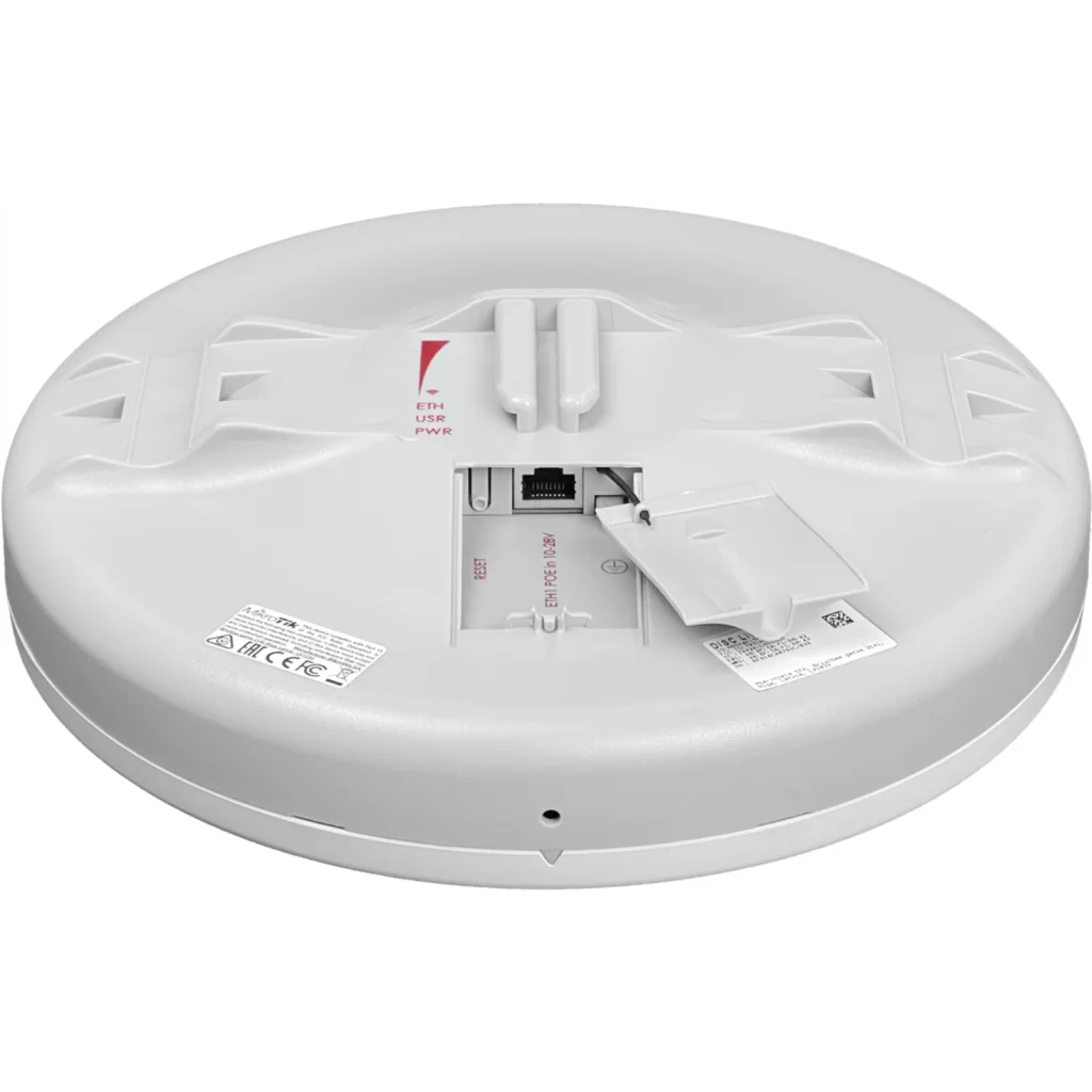 Imagen 3 de MIKROTIK 5GHz 265mm L3 21dBi 25dBm 64mb 600MHz 1-100-PoE 5150-5875MHz