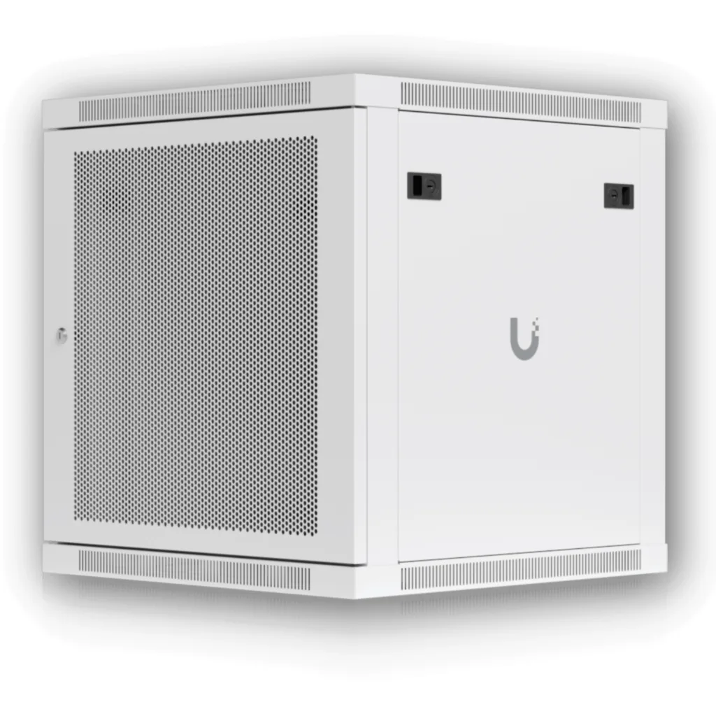 Imagen 2 de UBIQUITI Blanco 12U 60cm-Fondo Microperforada Gabinete Rack Pared Muro