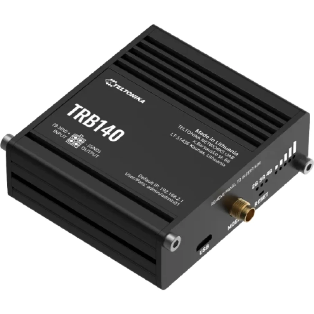 Imagen 2 de Teltonika TRB140 Gateway Celular Industrial Teltonika  2G/3G/4G Cat4 DI/DO