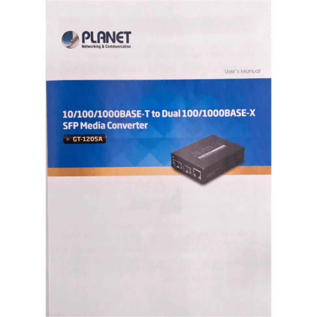 Imagen 5 de Planet 1-1000 2-SFP-Redundante Media Converter 100/1000 inc-5VDC/2,5A