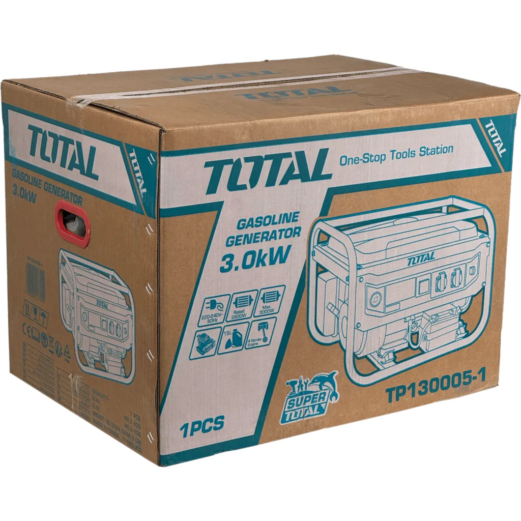 Imagen 7 de TOTAL 3000W Generador electr a gasolina Tanque-15L 220VAC TP130005-1