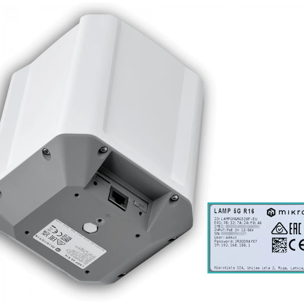 Imagen 1 de MIKROTIK Omni LTE/5G 1-1000-PoE/In 4x4 GPS GNSS 1-Sim eSim IP67