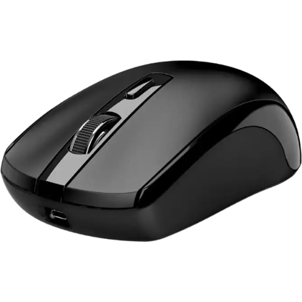 Imagen 2 de GENIUS MOUSE INALAMBRICO 2,4GHZ COPILOT RECARGABLE TYPE-C BLACK-ECO-8150-BK