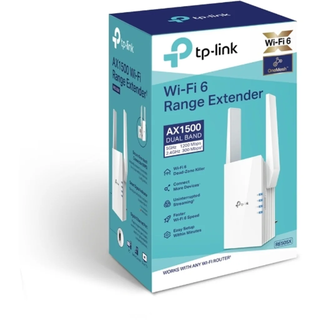 Imagen 3 de TP-LINK EXTENSOR DE RANGO AX1500 Wi-Fi 6 EU / RE505X