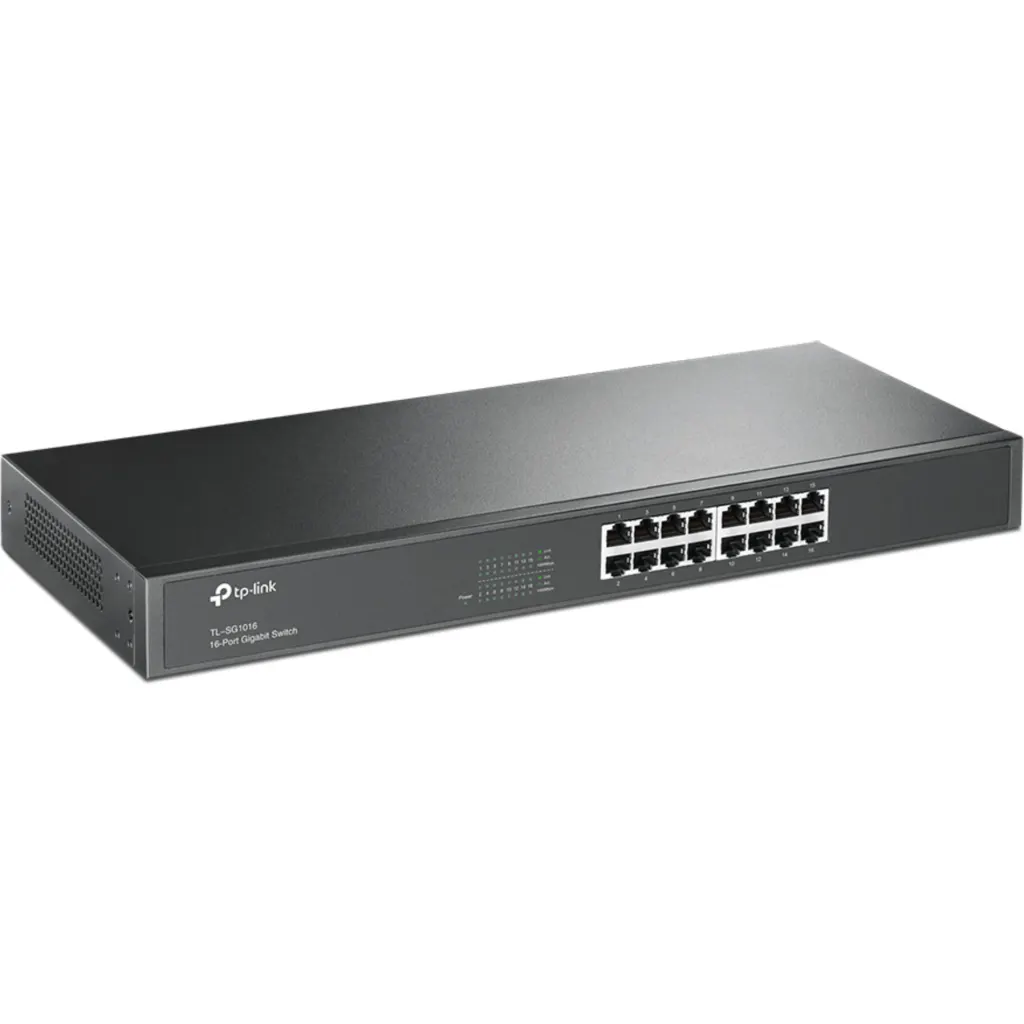 Imagen 1 de Switch TP-Link TL-SG1016, 16-1000 Ancho Gigabit No-Administrable Rack