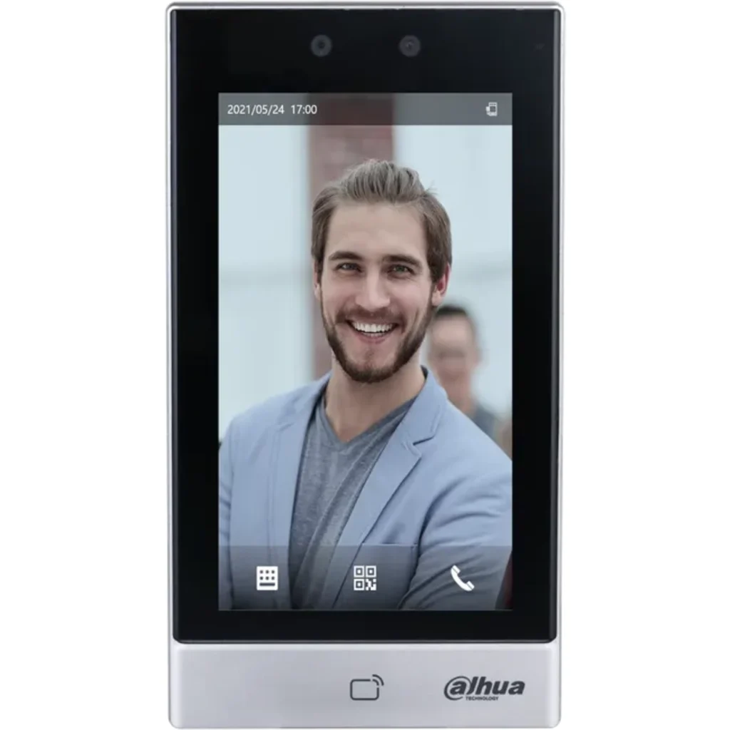 DHI-ASI7213S-W. Dahua Face Recognition,Card Swiping,Password Face Recognition Access Controller