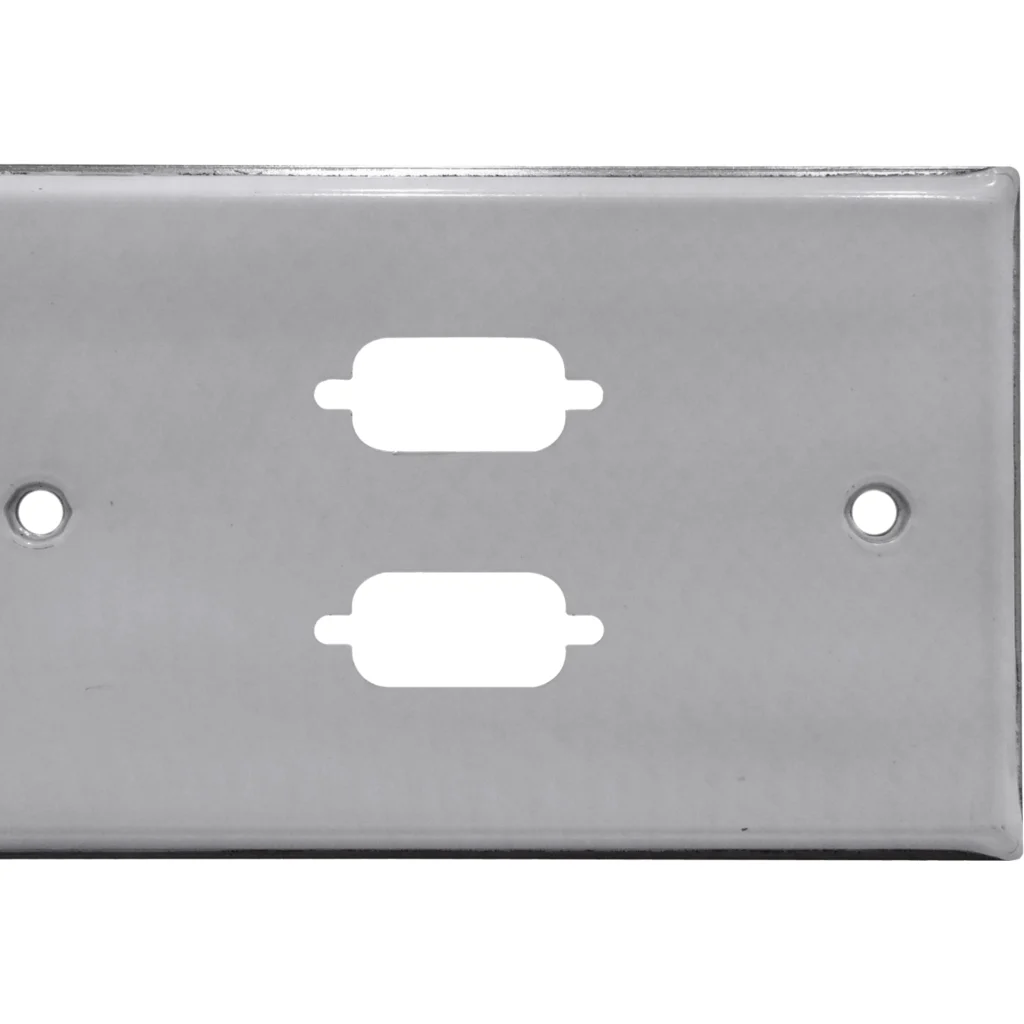 LINKMADE 2-VGA FACEPLATE METALICO REQUIERE-2X/VGA-HH 70x114mm