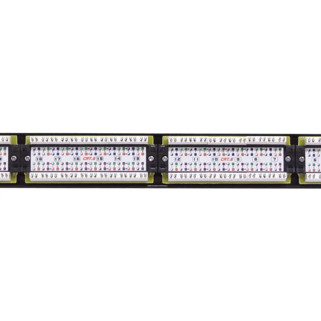 Imagen 3 de Patch Panel Linkmade 24-RJ45 CAT6 UTP  1U CERTIFIC UL