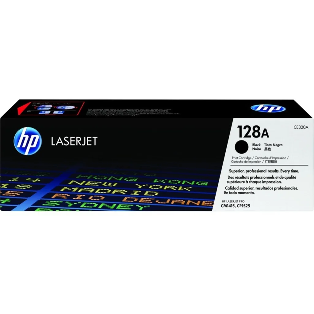 Toner HP 128A Negro LaserJet Pro CM1415FNW/CP1525NW/CM1415FN, 2.000 Páginas