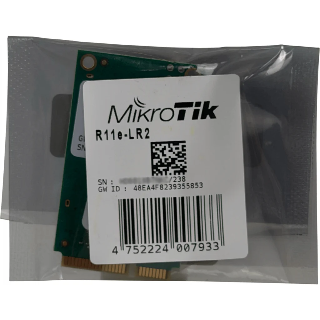 MIKROTIK 2,4GHz LoRaWAN LBT 1-u.FL 10dBm miniPCIe 2403-25-50-2479MHz