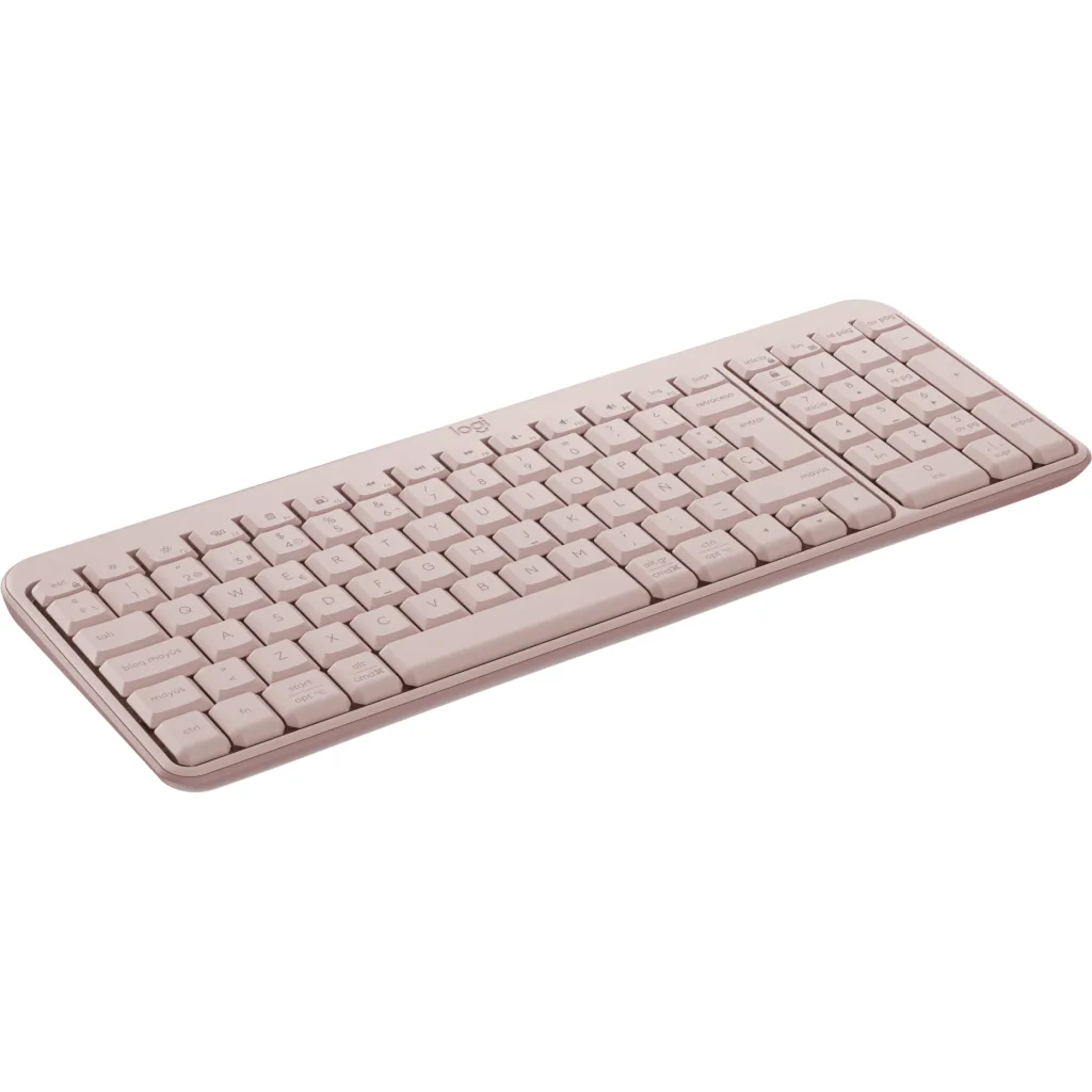 Imagen 2 de Teclado Inalámbrico Logitech K250 Epañol Qwerty Bluetooth Rosado