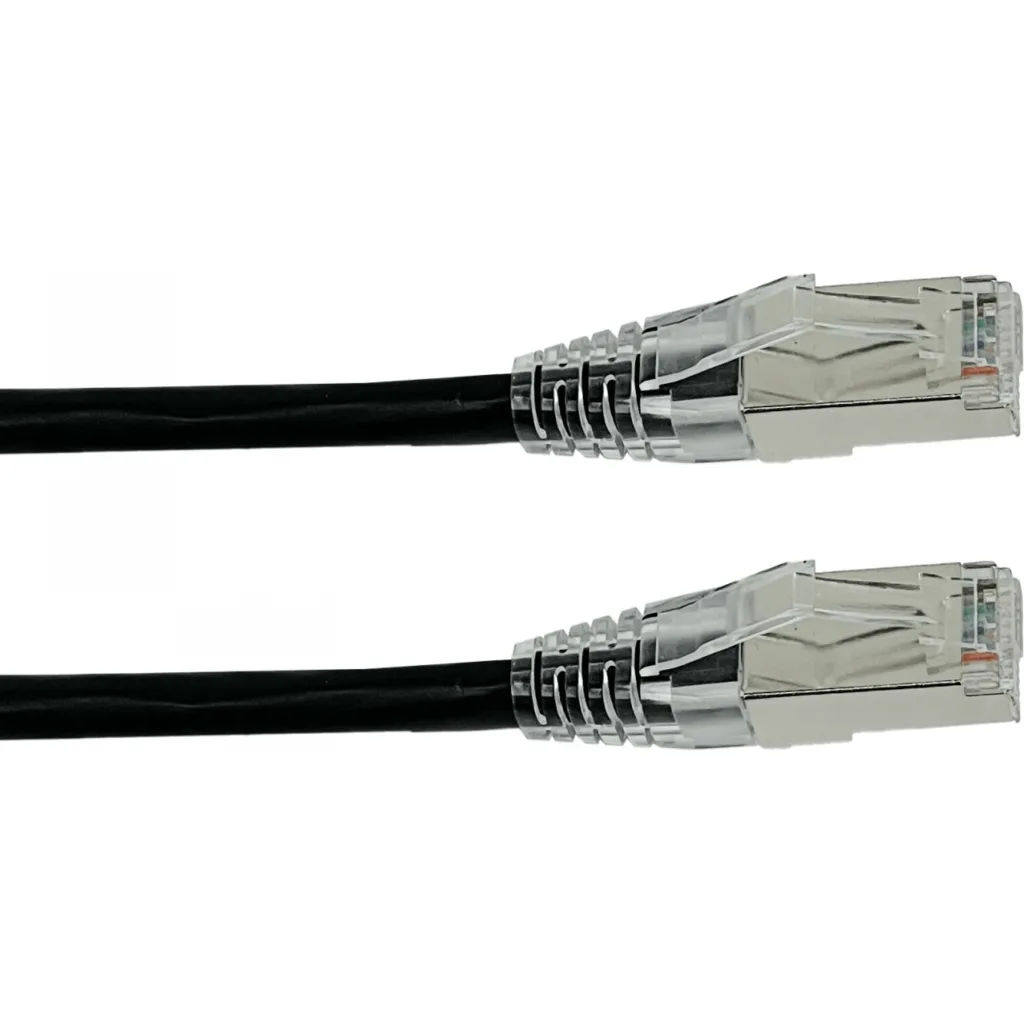 Imagen 1 de LINKMADE Ext 1mt Cat6 SF/UTP Negro Cable Exterior Multifilar
