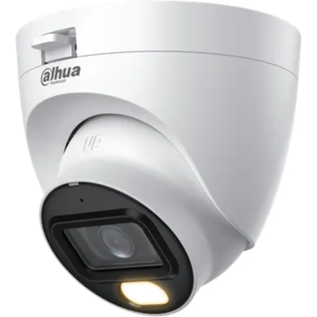 DH-HAC-HDW1509TLQN-A-LED-0280B-S3. camara HDCVI Dahua tipo eyeball 5MP full color iluminacion 20m audio incorporado lente fijo de 2.8mm