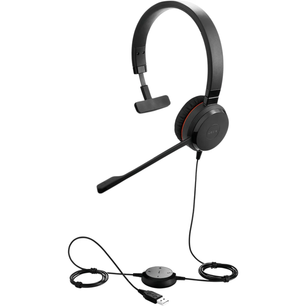 Imagen 2 de Audífonos Alámbricos Jabra Evolve 30 II, USB C/A Stereo MS Color Negro