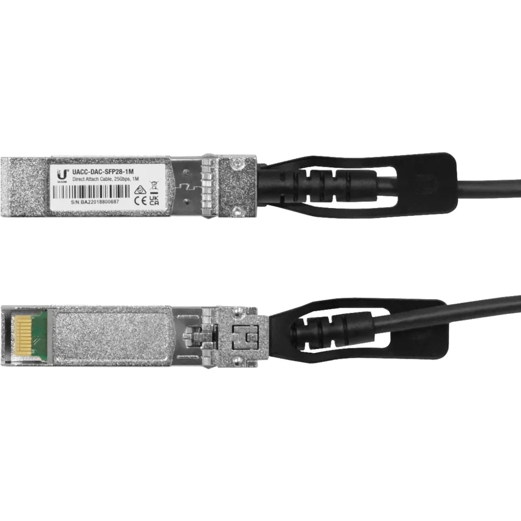 UBIQUITI 1mt SFP28-25Gbps Cable Directo Cobre UACC-DAC-SFP28-1M