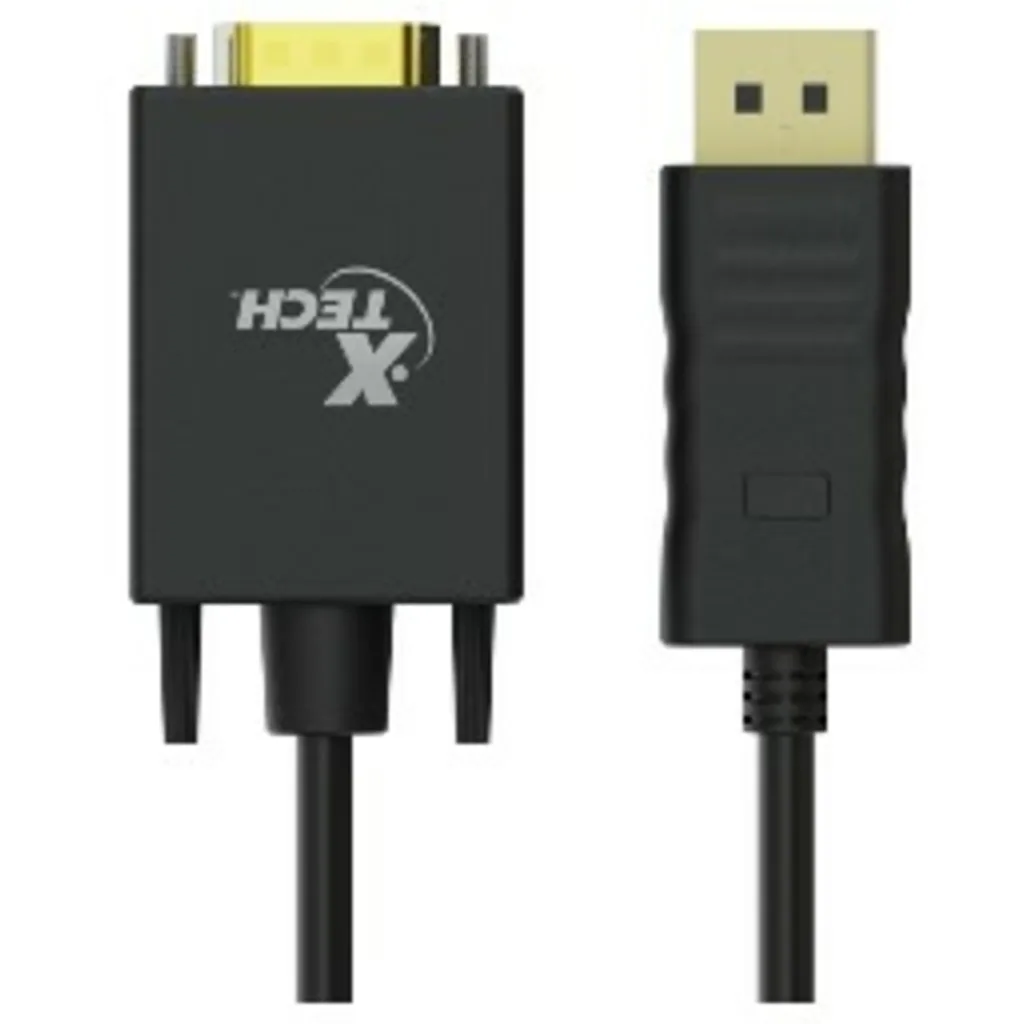 Imagen 2 de Cable Adaptador DisplayPort a VGA M/M 1080p 60Hz 1.7mts - XTech XTC-377