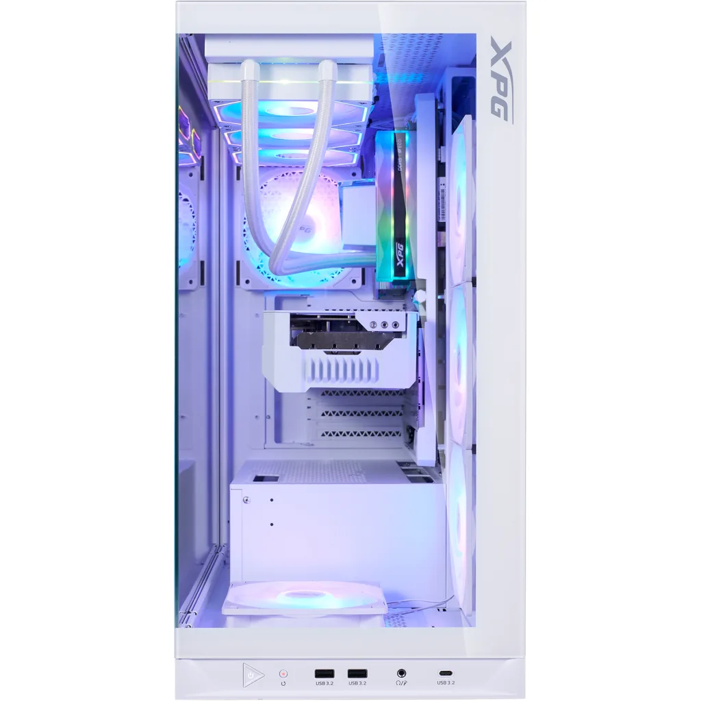 Imagen 4 de Gabinete XPG INVADER X BTF ATX 5 Vent. ARGB Blanco