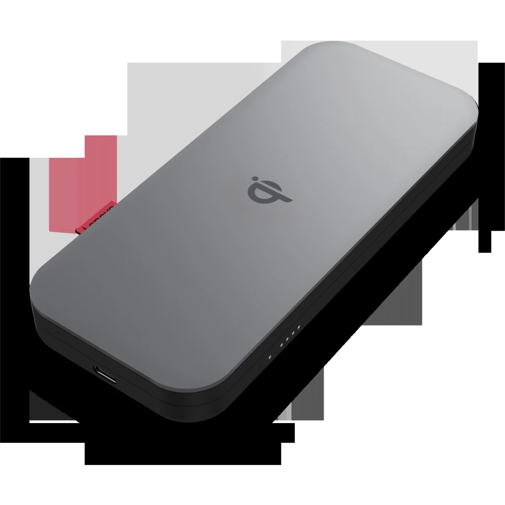 Imagen 2 de Power Bank Lenovo Go USB-C 10.000 mAh Ion de Litio Color Negro Trueno