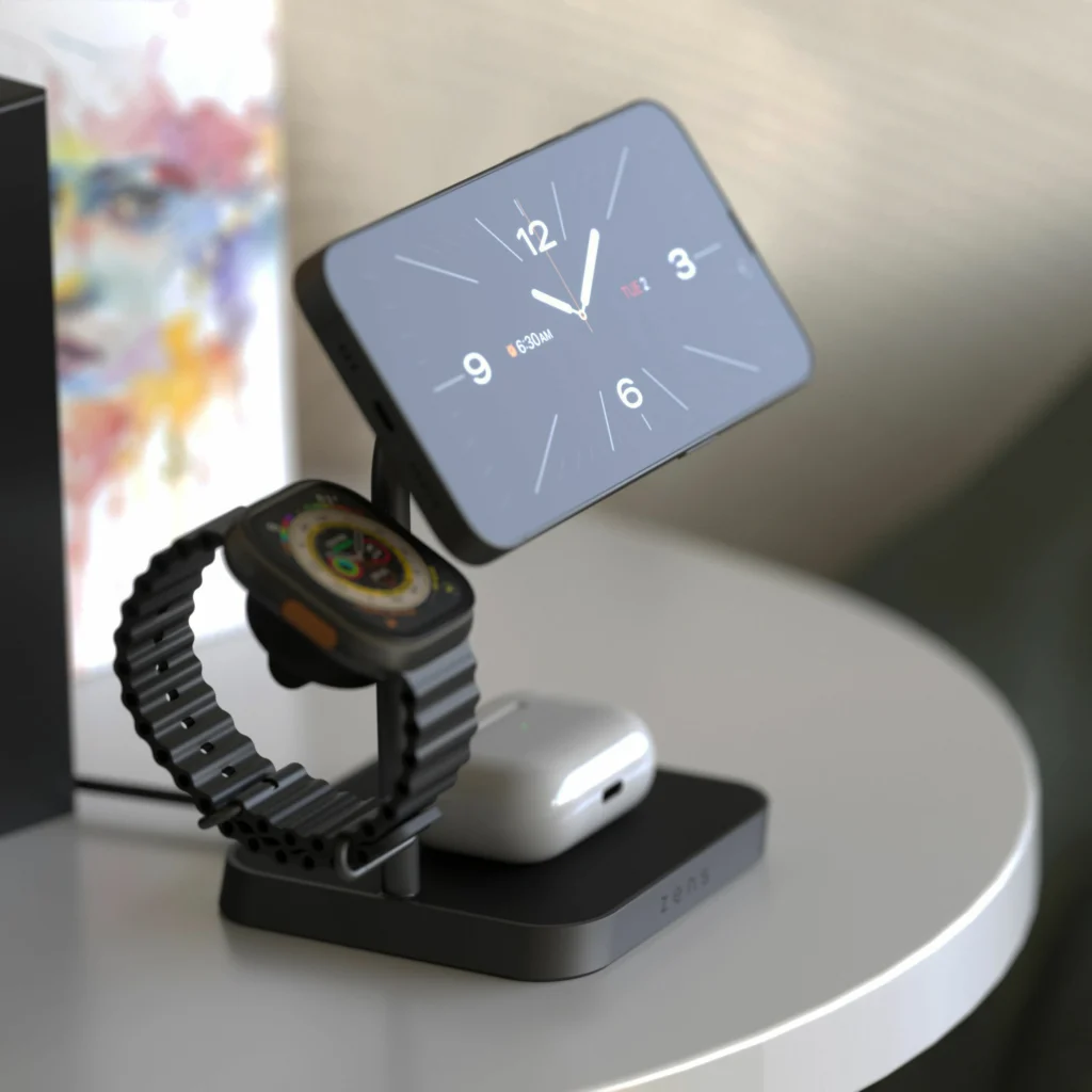 Imagen 5 de Cargador inalambrico magnetico Office Charger Pro 3 Zens Negro