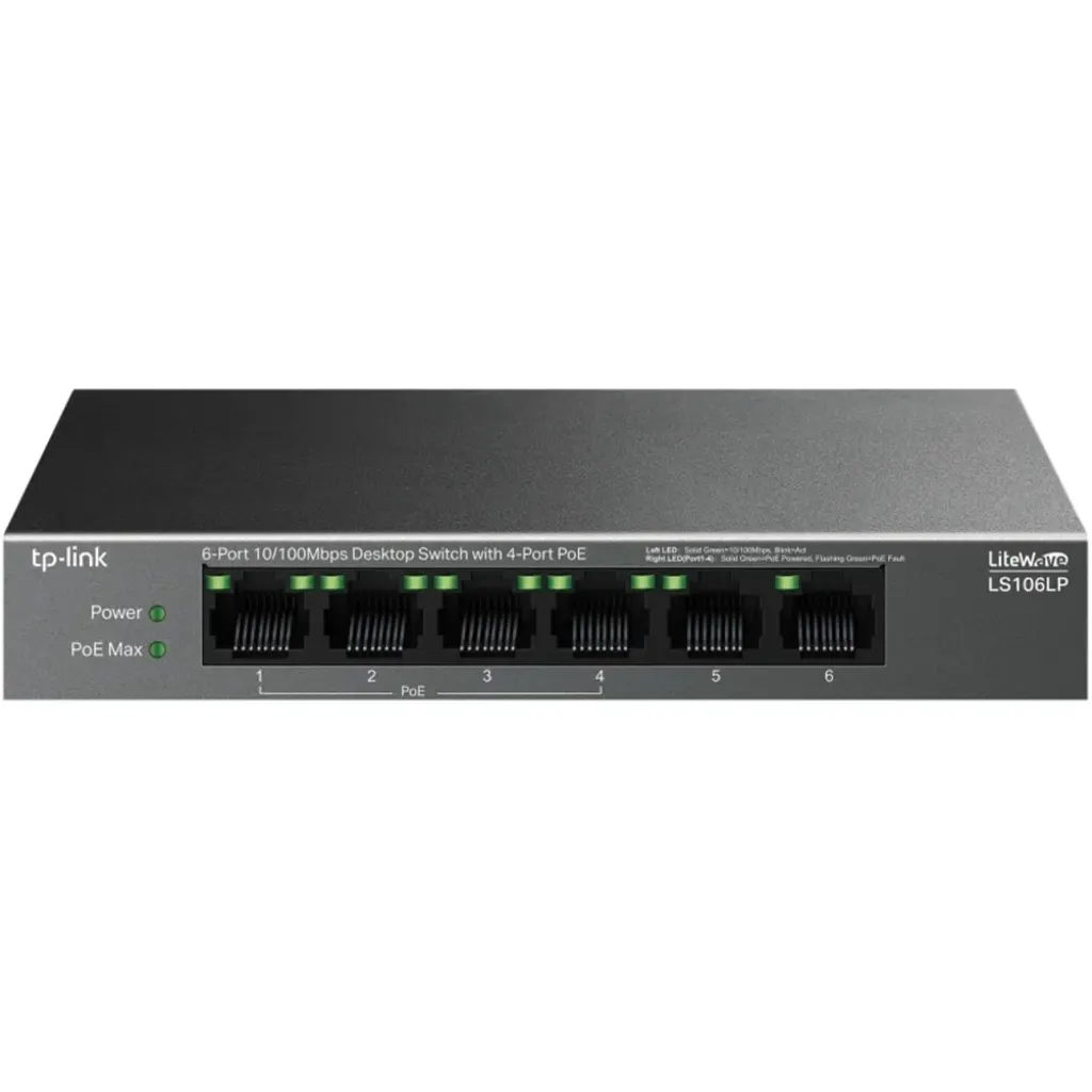 TP-Link - Switch - Conmutador de escritorio de 6