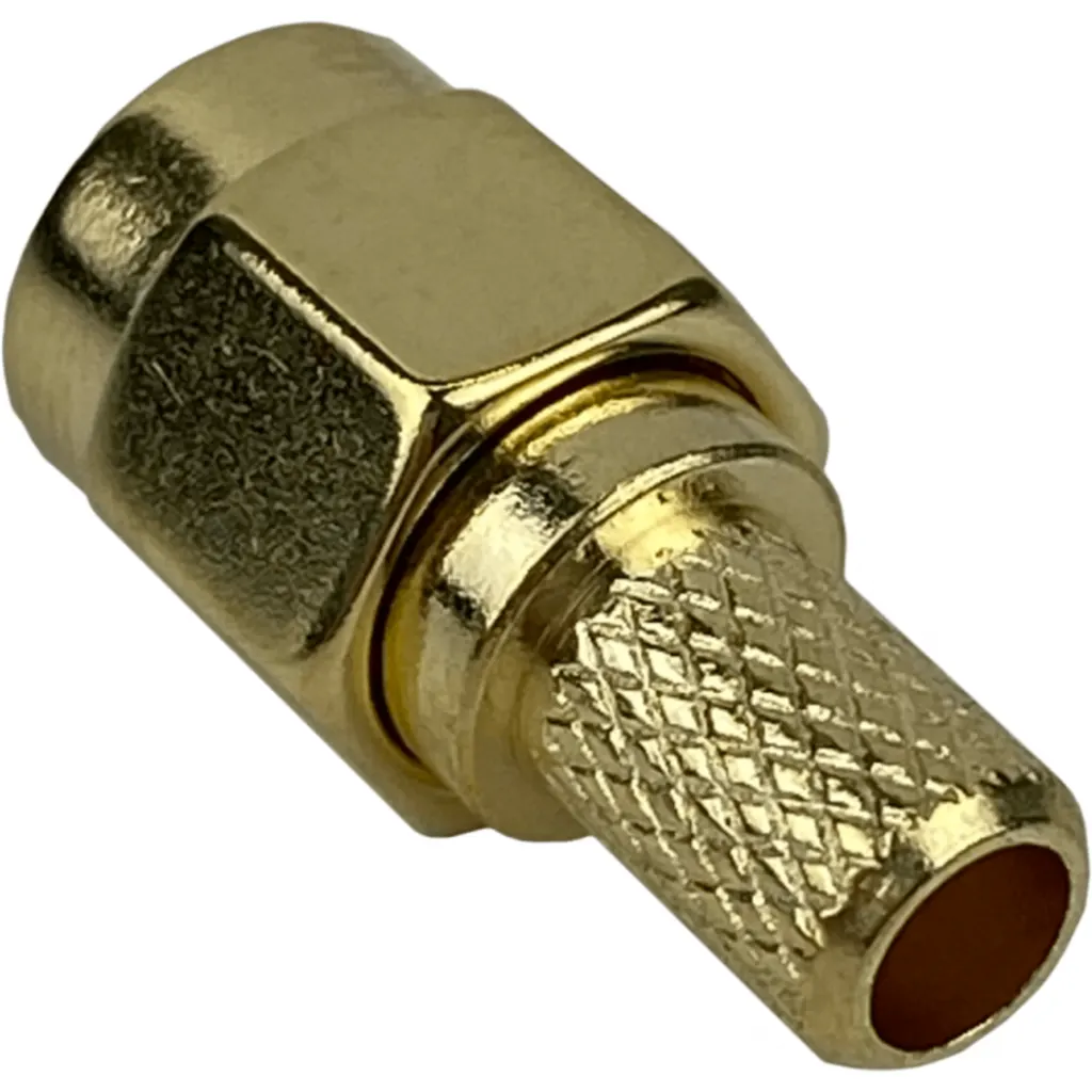 RPSMA-Macho LMR195 RG58 Conector Crimpeable Serie-195