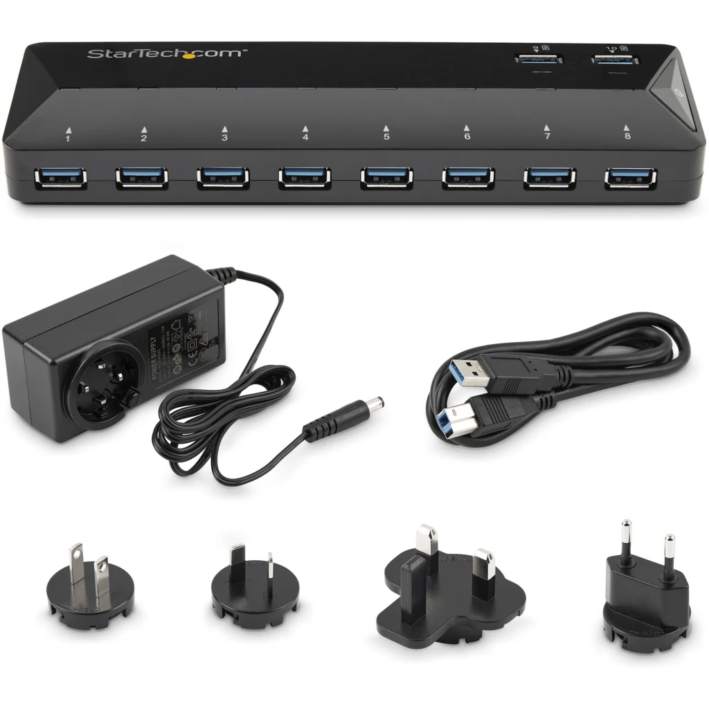 Imagen 7 de HUB Concentrador StarTech ST103008U2C, 10 Puertos USB3.0 y 2 prts 1.5A Negro