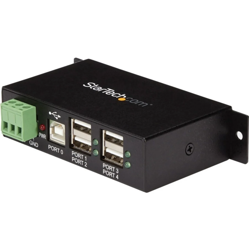 Mountable 4 Port Rugged USB Hub