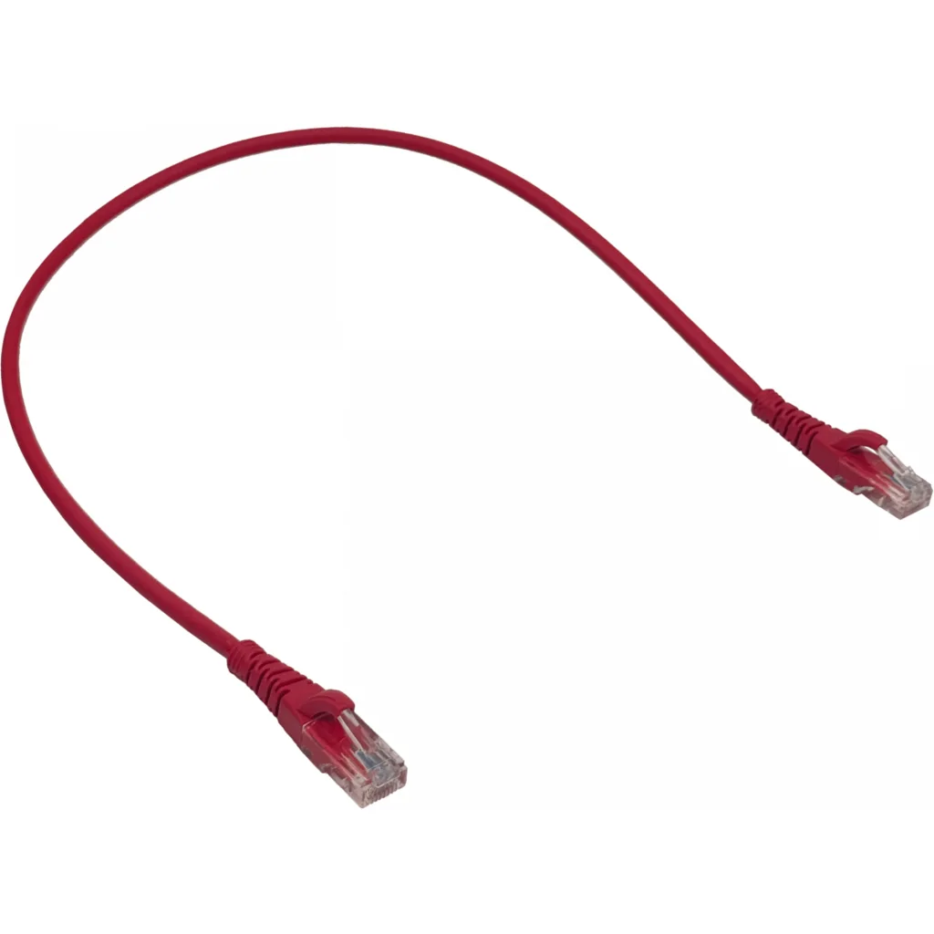 Imagen 2 de LINKMADE 4UN 50CM CAT5E ROJO LSZH CABLE PATCH INYECTADO MULTIFILAR