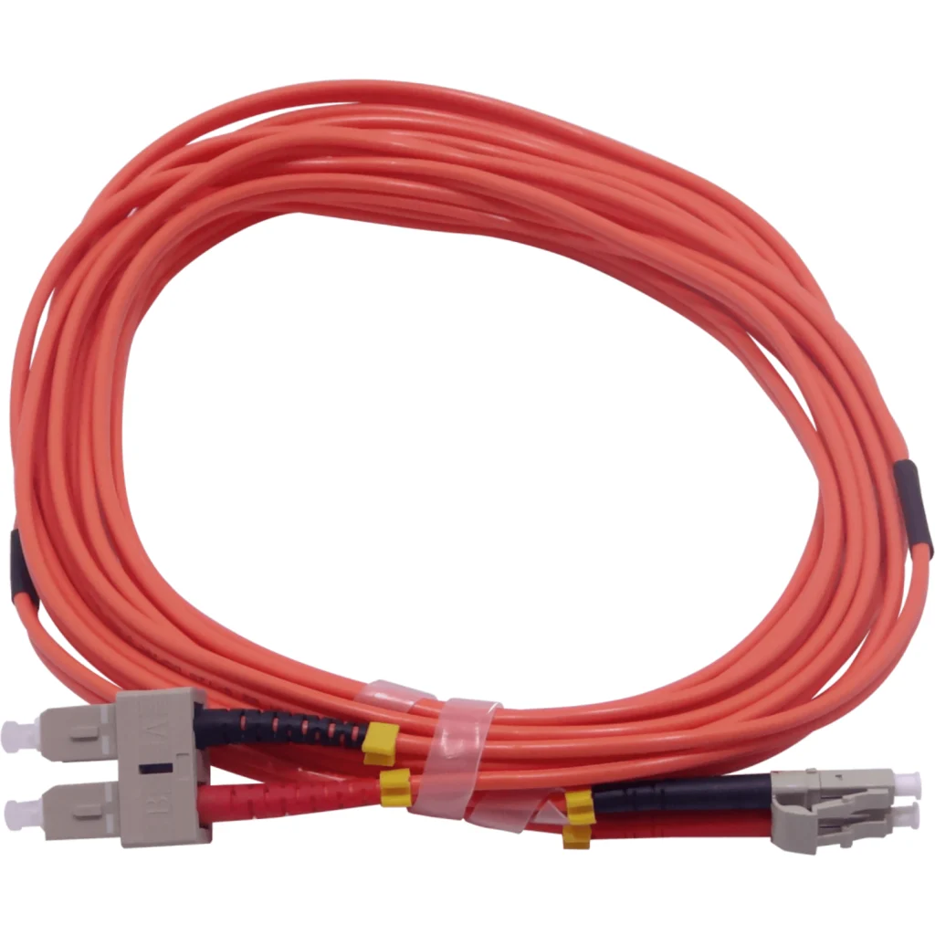 5MT LC-SC OM1 MULTIMODO MM DUPLEX JUMPER FIBRA 3MM 62.5/125UM