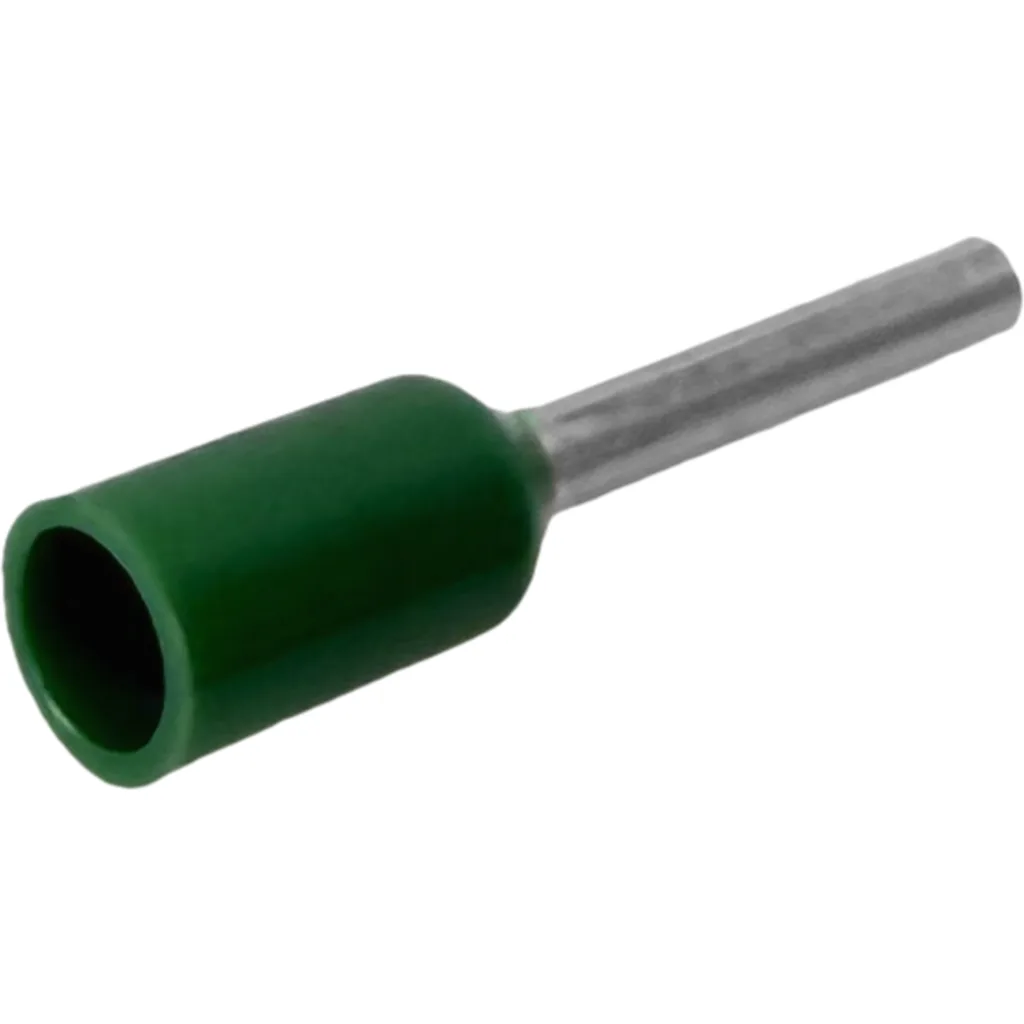 Verde 0,5mm2 8/14mm 100-unid AWG22 Ferrules Terminal Aislado Crimpeabl
