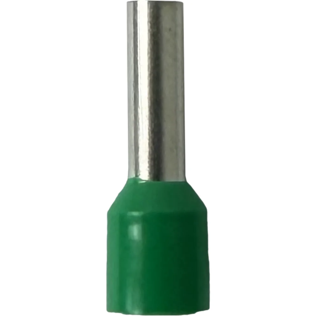 Imagen 3 de Verde 6,0mm2 12/20mm 100-unid AWG10 Ferrules Terminal Aislado Crimpeab