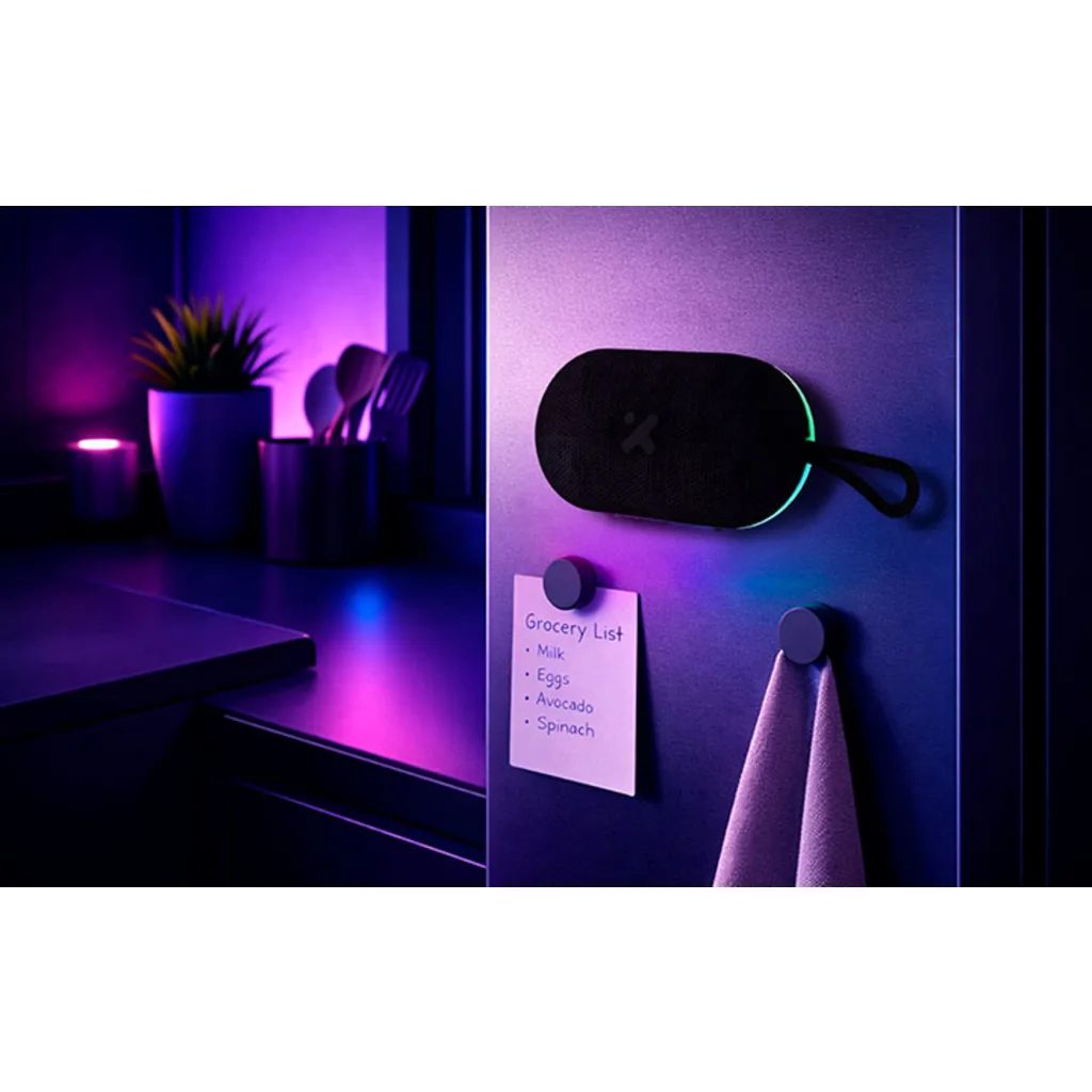 Imagen 14 de Xtech - Speaker - black with LED lights and magnetic base - BT 5W TWS XTS-607
