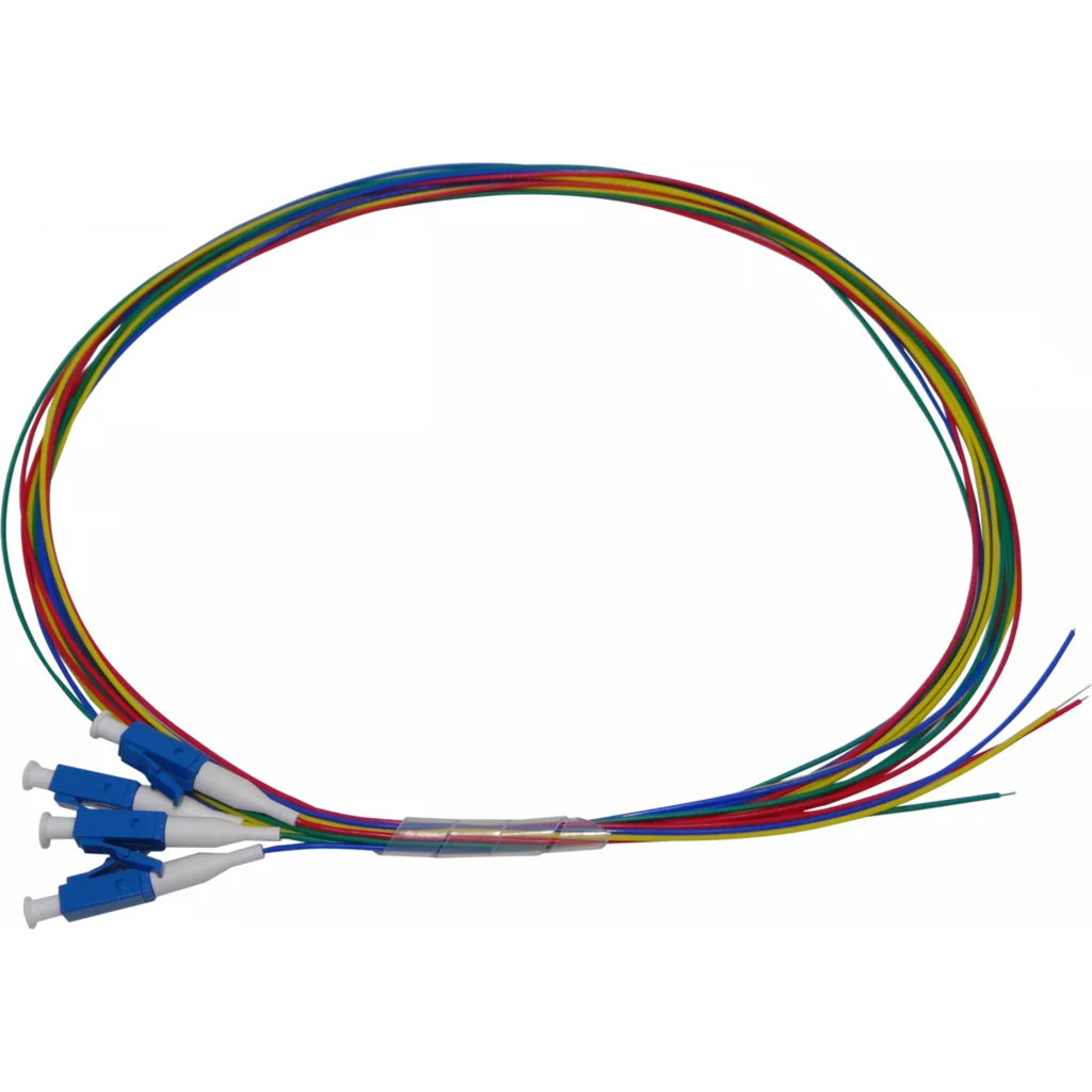 Imagen 1 de LC/UPC SM 1,5mt 4-unidades Pigtail 150cm 0,9mm 1.5mt MonoModo 9/125um