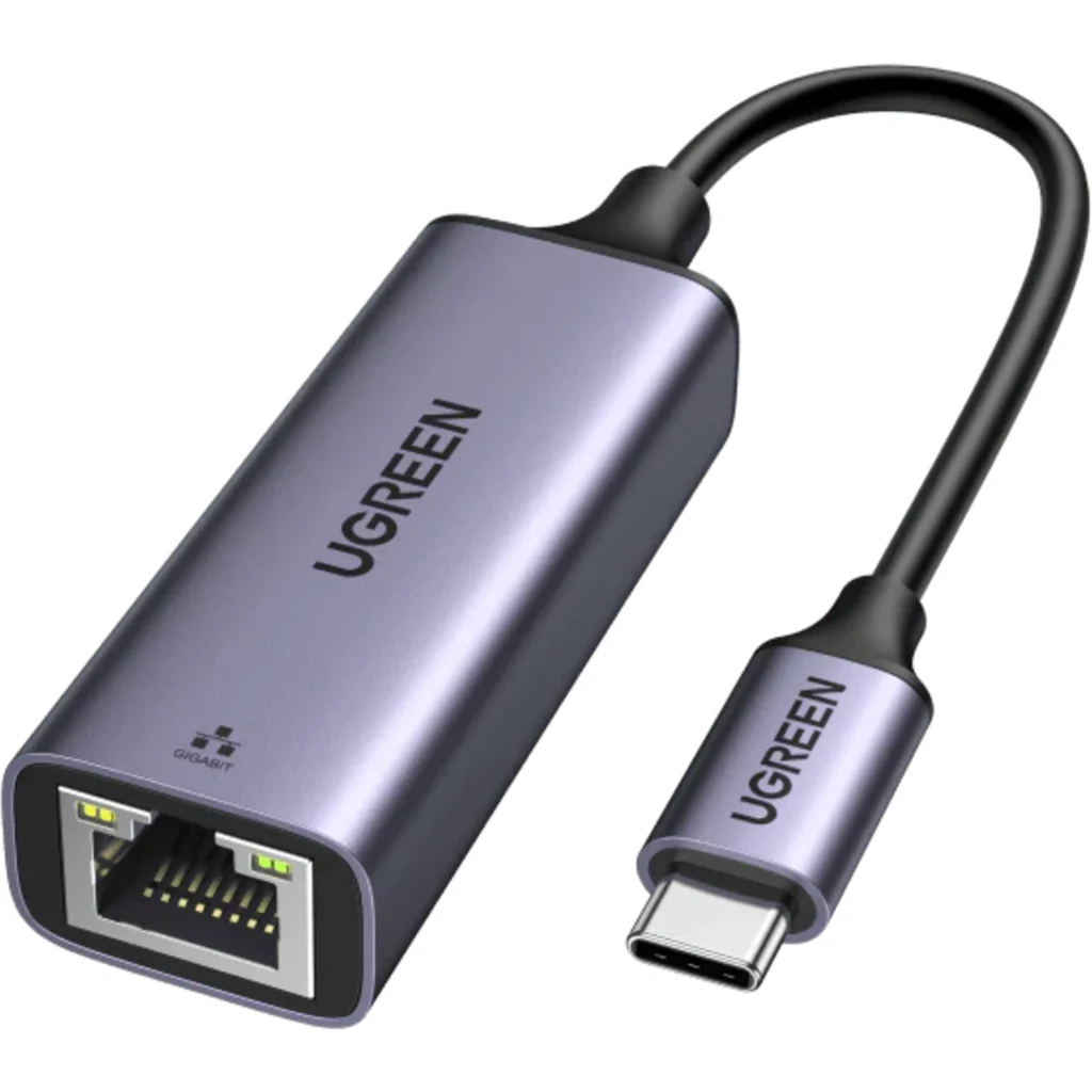 Adaptador de Red UGREEN CM483 USB-C a Red Gigabit Ethernet RJ45 Aluminio