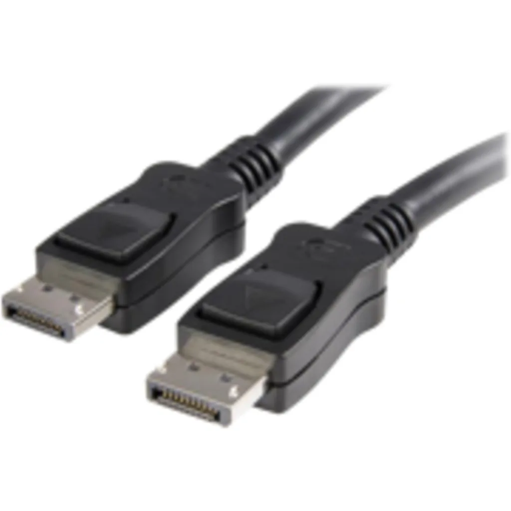 Imagen 1 de Cable DisplayPort Macho a Macho con Pestillo de 1.8 Metros 28AWG color Negro