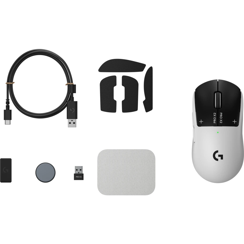 Imagen 17 de Mouse Gamer Inalámbrico Logitech PRO X2 SUPERSTRIKE Óptico 44000dpi Blanco/Negro