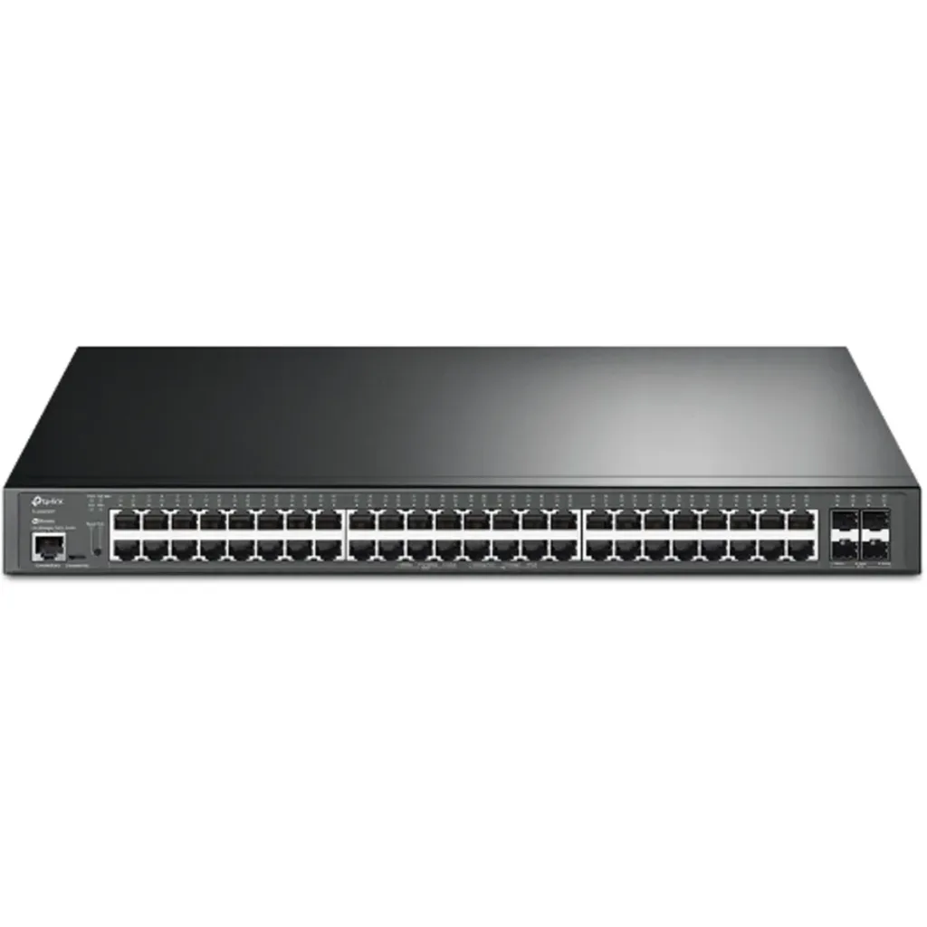 Imagen 1 de SG3452XP. 48-Port Gigabit and 4-Port 10GE SFP+ L2+ Managed Switch with 48-Port PoE+
