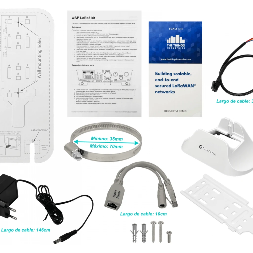 MIKROTIK 863-870MHz 1-Sim u.FL Ext 2,4GHz 22dBm 2x2-2dBi 1-100 L4