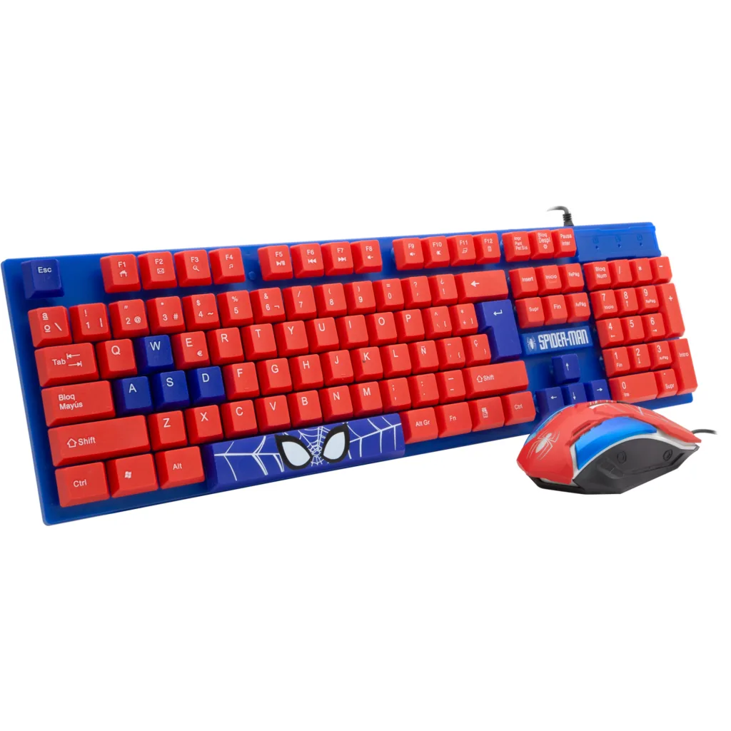 Imagen 1 de GAM745044-NOC-ESP KIT GAMER SPIDERMAN 3 EN 1 TEC/MOU/AUDIF