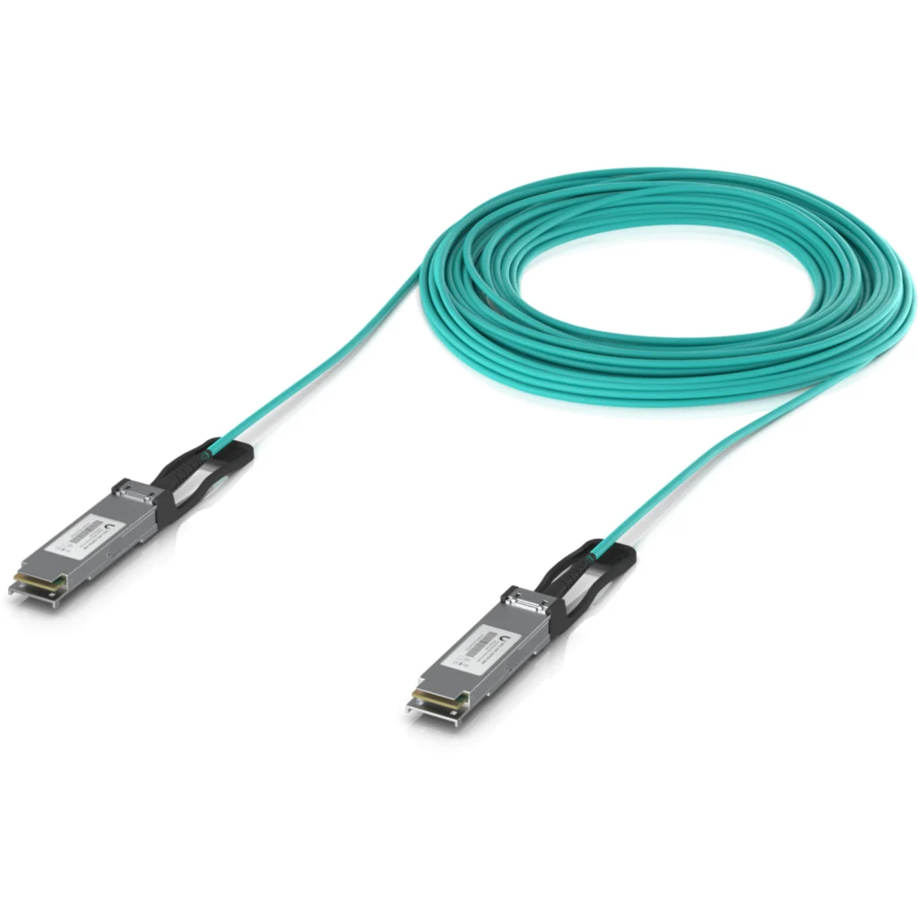 Imagen 3 de UI 30mt QSFP28-100Gbps Cable 3mm Fibra-MM Directa AOC-QSFP28-30M