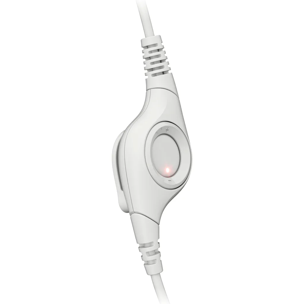Imagen 5 de Audífonos Alámbricos Logitech H390 c/Mic bidirec Cancelacion de ruido USB Blanco
