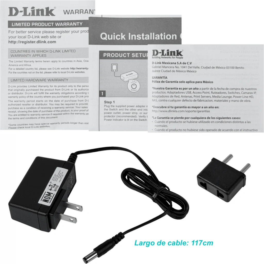 Imagen 2 de Switch D´Link DES-1008C 8 Puertos 10/100Mbps, No Administrable