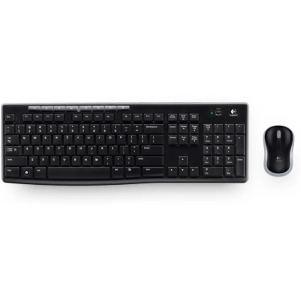 Kit Teclado Mouse Inalámbrico Logitech MK270 2,4MHz USB Color Negro
