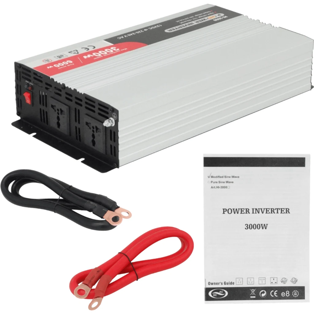 Imagen 5 de 3000W 11-15V/12VDC-in 220V-out inversor 2-Multinorma c/Vents HI-3000